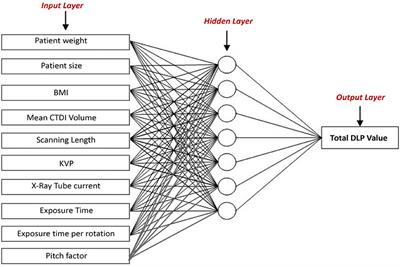 Utilization of artificial intelligence approach for prediction of DLP values for abdominal CT scans: A high accuracy estimation for risk assessment